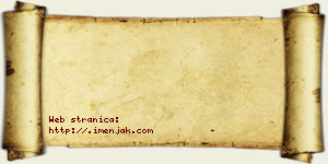 Milana Stojadinović vizit kartica